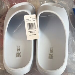 Light Blue Slip on Sandals